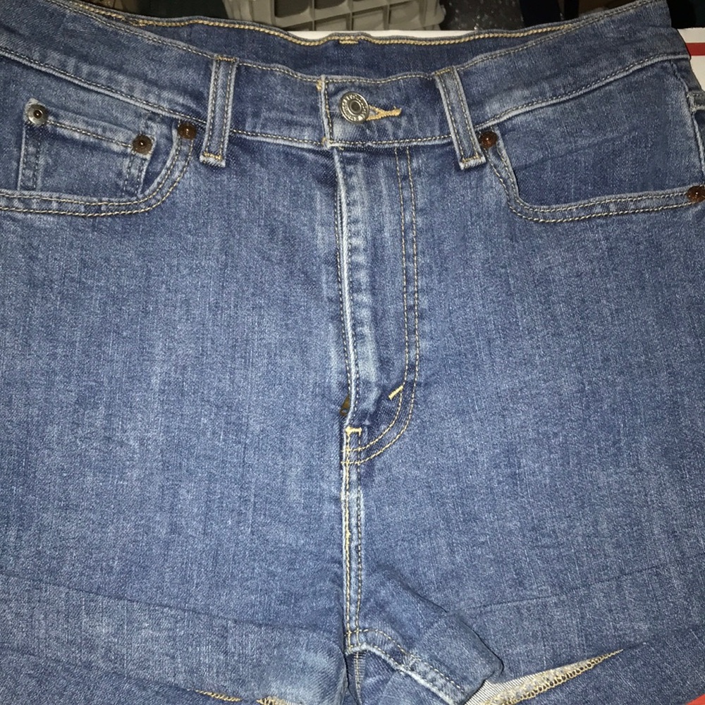 Levi's Blue Jean Shorts